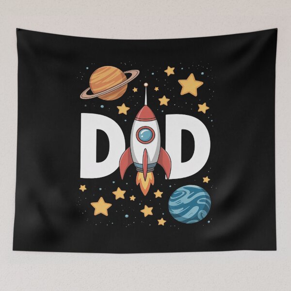 Item preview, Dad of The Birthday Boy Space Astronaut 1st Birthday Family designed and sold by Rrettgison.