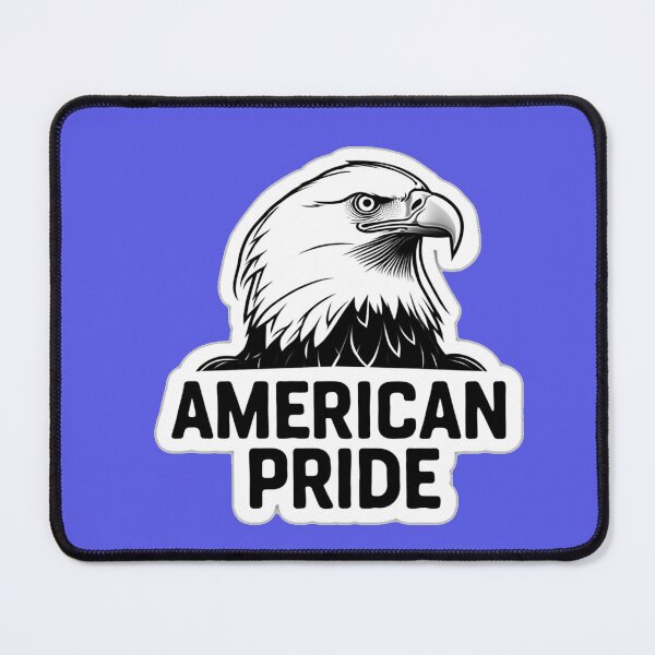 Item preview, American Pride – Bold Bald Eagle Patriotic Illustration designed and sold by zohocreations.