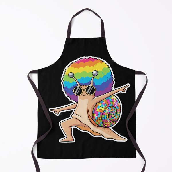 Item preview, Disco Snail - cute afro rainbow dancing - silver mirror rainbow ball disco snail designed and sold by Prtina.