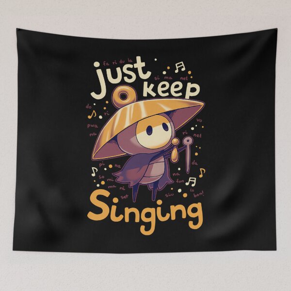 Item preview,  Just Keep Singing Sherma Silksong designed and sold by KaitlynArtman.