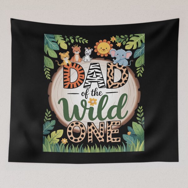 Item preview, Dad Of The Wild One 1St Birthday Kids Safari Jungle designed and sold by Rrettgison.