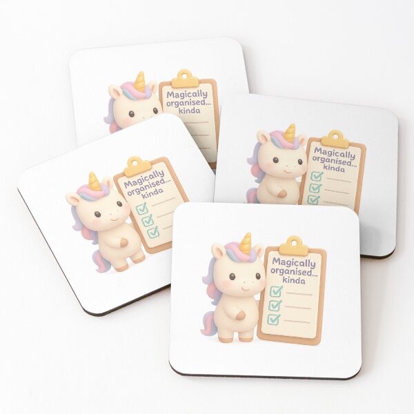 Item preview, Cute Unicorn To Do List Checklist - Magically Organized Kinda | New Year Celebration designed and sold by Moons Studio.