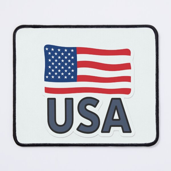 Item preview, USA Flag – Bold American Patriotic Typography Design designed and sold by zohocreations.