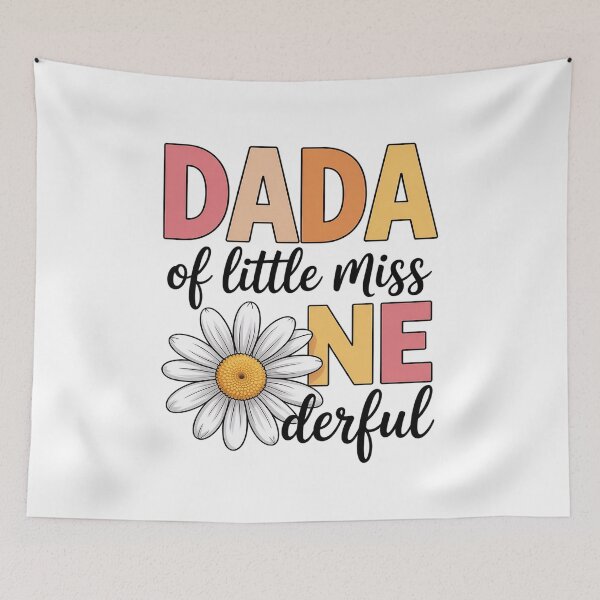 Item preview, Dada of Little Miss Onederful First Birthday Daisy Family designed and sold by Rrettgison.