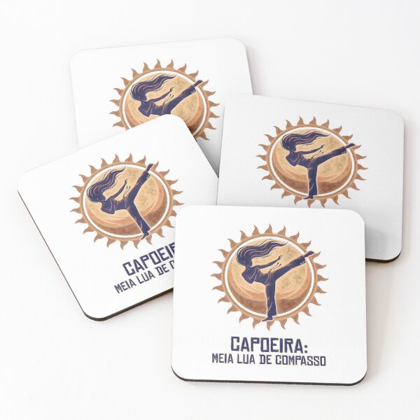Item preview, Capoeira Meia Lua de Compasso – Brazilian Martial Arts Vintage Kick designed and sold by Hen-C-Art.