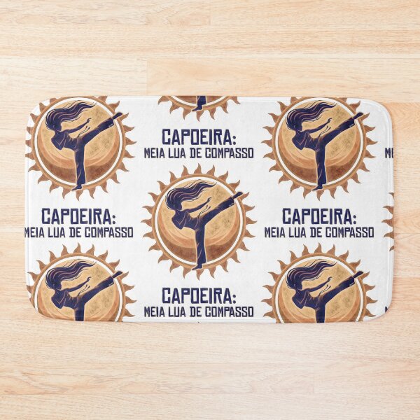 Item preview, Capoeira Meia Lua de Compasso – Brazilian Martial Arts Vintage Kick designed and sold by Hen-C-Art.