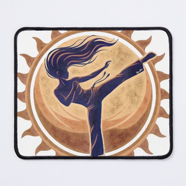 Item preview, Capoeira Meia Lua de Compasso – Brazilian Martial Arts Vintage Kick designed and sold by Hen-C-Art.