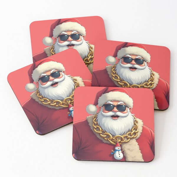 Item preview, Cool Santa Claus Christmas Illustration | Trendy Holiday Streetwear Art designed and sold by designbymahi.
