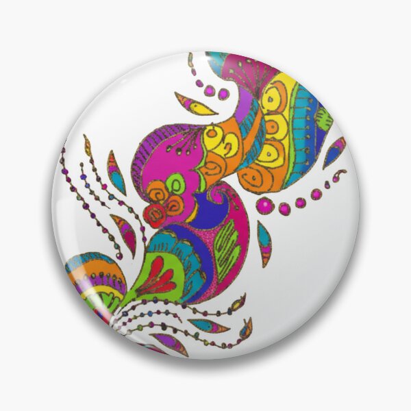 Item preview, Vibrant Odisha Folk Floral Art designed and sold by InkWhimsy Artworks.