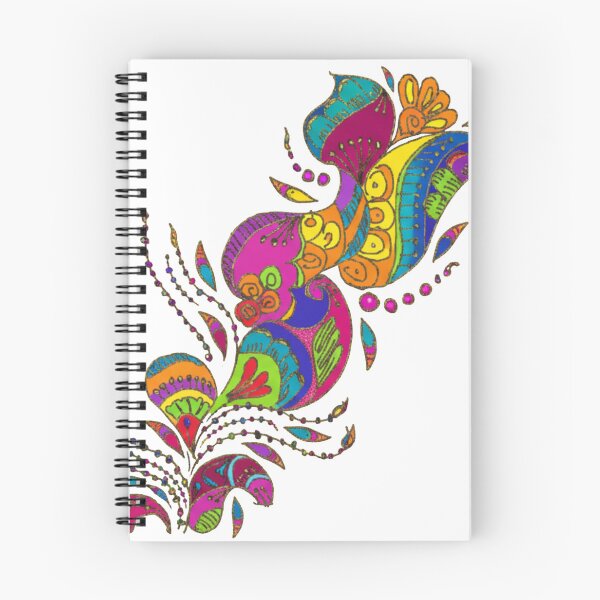 Item preview, Vibrant Odisha Folk Floral Art designed and sold by InkWhimsy Artworks.