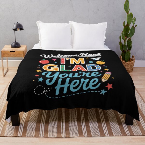 Item preview, Welcome Back I'm Glad You're Here Back To School Teacher 5 designed and sold by RuthGAArt.