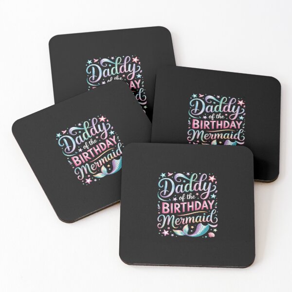 Item preview, Daddy Of The Birthday Mermaid Girl Bday Party Squad Family designed and sold by Rrettgison.