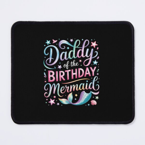 Item preview, Daddy Of The Birthday Mermaid Girl Bday Party Squad Family designed and sold by Rrettgison.