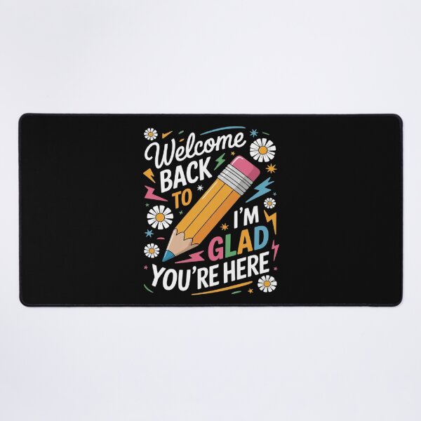 Item preview, Welcome Back I'm Glad You're Here Back To School Teacher designed and sold by RuthGAArt.