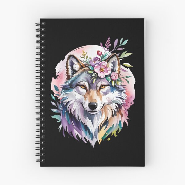Item preview, Wolf Floral Cottagecore Aesthetic Tea Cup Wolve2  designed and sold by RoyTill0Art.