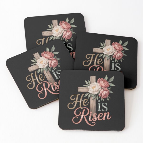 Item preview, Groovy He Is Risen Floral Jesus Easter Day Christians designed and sold by IdunayaStore.