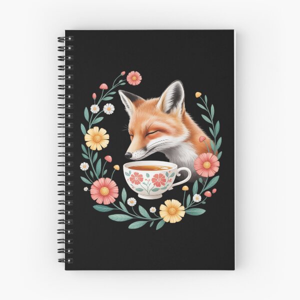 Item preview, Wolf Floral Cottagecore Aesthetic Tea Cup Wolves  designed and sold by RoyTill0Art.