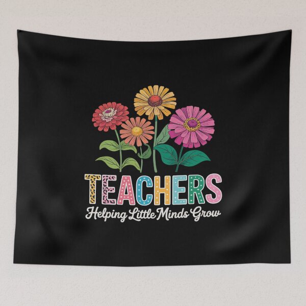 Item preview, Welcome Back to School Teachers Helping Little Minds Grow  designed and sold by RuthGAArt.