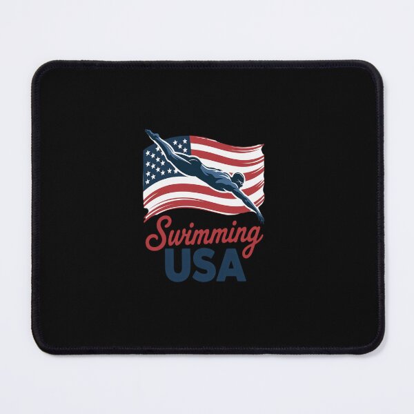 Item preview, Womens Swimming Support Team Flag USA Pool Swimmer designed and sold by Rrettgison.