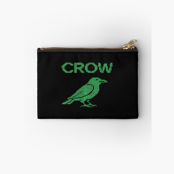 Item preview, Digital Pixel Crow - Retro Green Terminal Glitch designed and sold by Dakson Design - Fantasy Art.