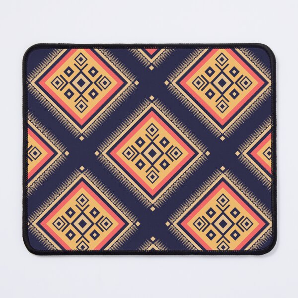 Item preview, Vibrant Dark Geometric Tribal Ikat Pattern designed and sold by Modular Prints.