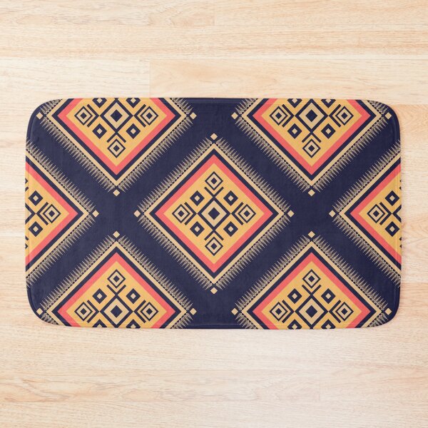 Item preview, Vibrant Dark Geometric Tribal Ikat Pattern designed and sold by Modular Prints.