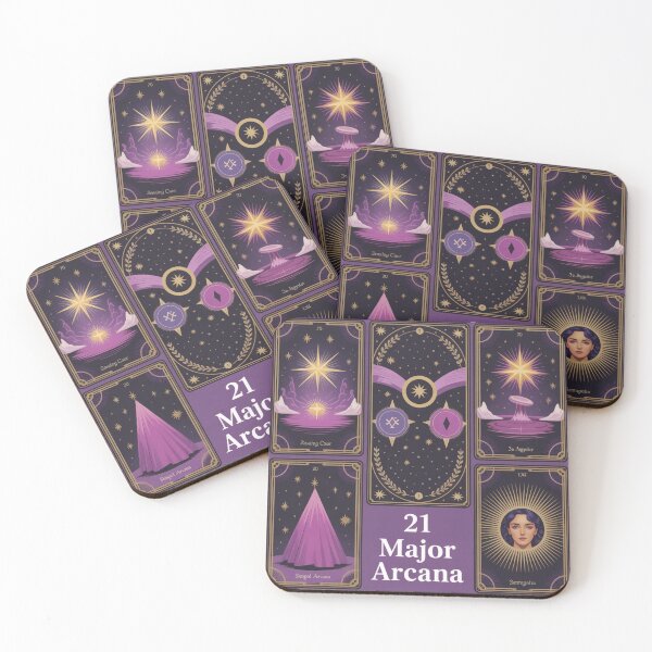 Item preview, Tarot Deck Beginner Guide - Mystical Spiritual Art Illustration designed and sold by goodcrystals.