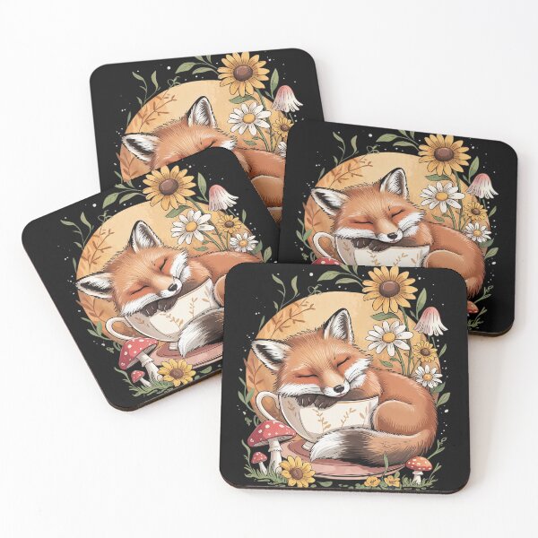 Item preview, Wolf Floral Cottagecore Aesthetic Tea Cup Wolves1  designed and sold by RoyTill0Art.