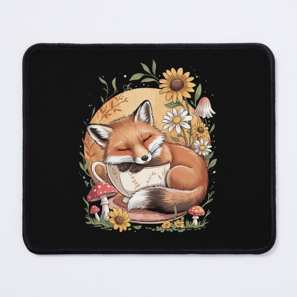 Item preview, Wolf Floral Cottagecore Aesthetic Tea Cup Wolves1  designed and sold by RoyTill0Art.
