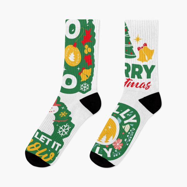 Item preview, Festive Christmas Quotes Sticker Set  Christmas Sayings – Ho Ho Ho, Merry Christmas  Cheerful Holiday Quotes and Icons  Classic Christmas Phrases Illustration  Holly Jolly Christmas Quotes Design designed and sold by InnovationHub.