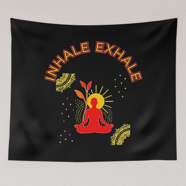 Item preview, Inhale Exhale Meditation Energy Mandala Art designed and sold by DianaCandyce.