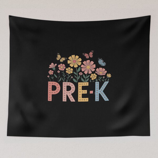 Item preview, Wildflower Pre-K Preschool Team Floral Teacher Girls  designed and sold by RuthGAArt.