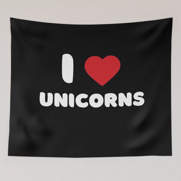 Item preview, I Love Unicorns designed and sold by Itsheartshop.