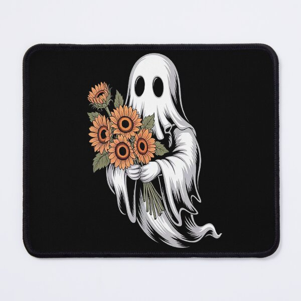Item preview, Floral Ghost Sunflowers Spooky Halloween designed and sold by TheRetroStyle.