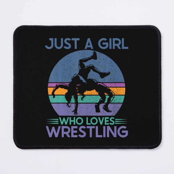 Item preview, Funny Just A Girl Who Loves Wrestling Wrestle Wrestler designed and sold by TerriMichelle.
