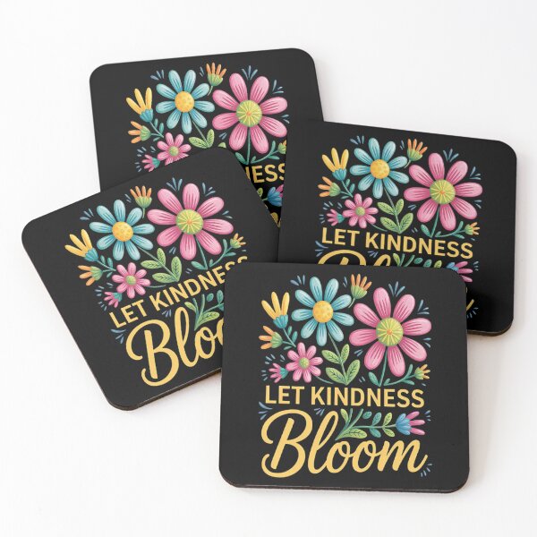 Item preview, Let Kindness Bloom Be Kind Flowers Mental Health Matters designed and sold by HaiharryCartoon.