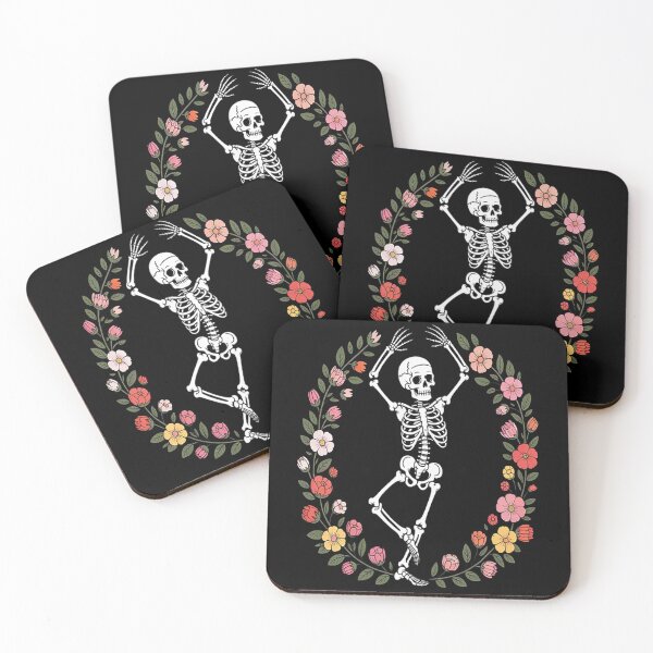 Item preview, Floral Skeleton Goth Halloween designed and sold by TheRetroStyle.