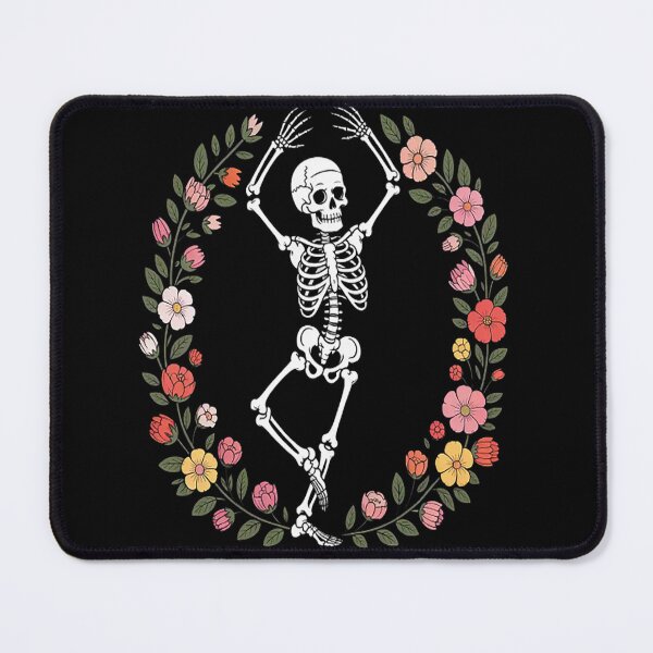 Item preview, Floral Skeleton Goth Halloween designed and sold by TheRetroStyle.