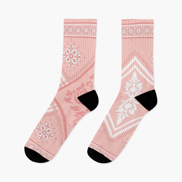 Item preview, Delicate Pink Damask and Diamond Border designed and sold by Modular Prints.