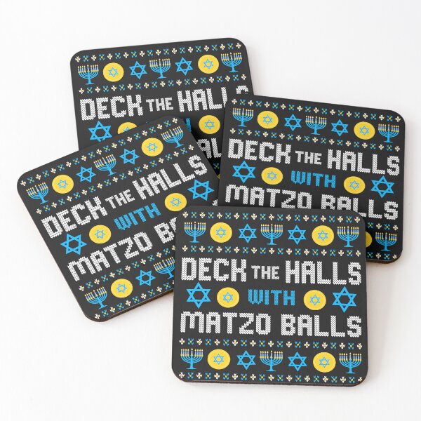 Item preview, Deck The Halls Matzo Balls -Hannukah Holiday designed and sold by GreatLion1017.