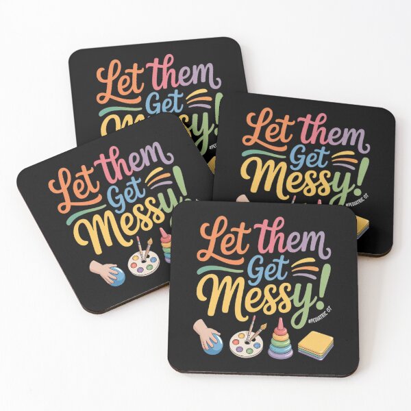 Item preview, Let Them Get Messy Pediatric Therapy Occupational Therapist designed and sold by HaiharryCartoon.