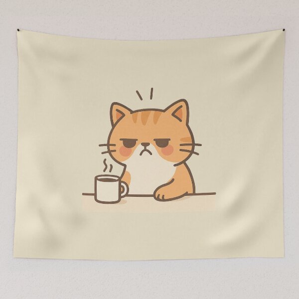 Artikelvorschau, Kawaii Grumpy Cat entworfen und verkauft von Serge-Design.