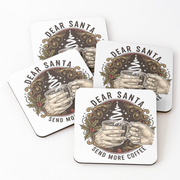 Item preview, Unwrap Laughter: The "Dear Santa Send More Coffee" Shirt designed and sold by KINGWANI.