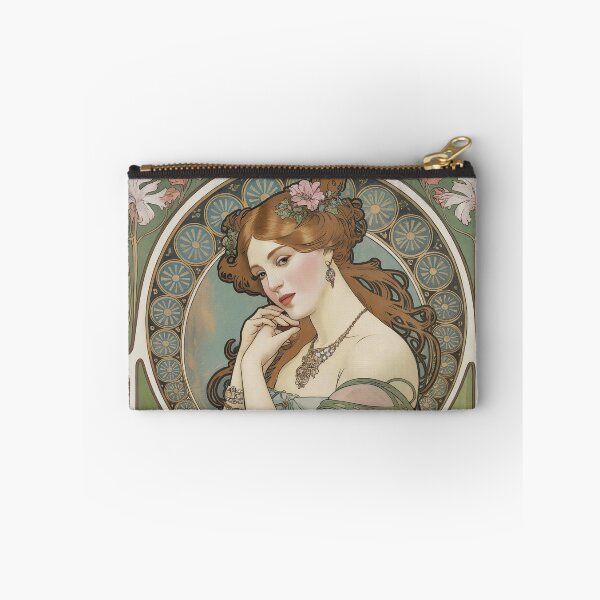 Item preview, Elegant woman Painting in style of Alphonse Mucha designed and sold by Tamas Das.