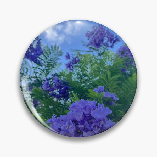 Item preview, Jacaranda Blossoms Against a Blue Sky designed and sold by Be Captured by Brittany Emma.