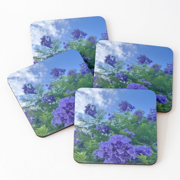 Item preview, Jacaranda Blossoms Against a Blue Sky designed and sold by Be Captured by Brittany Emma.