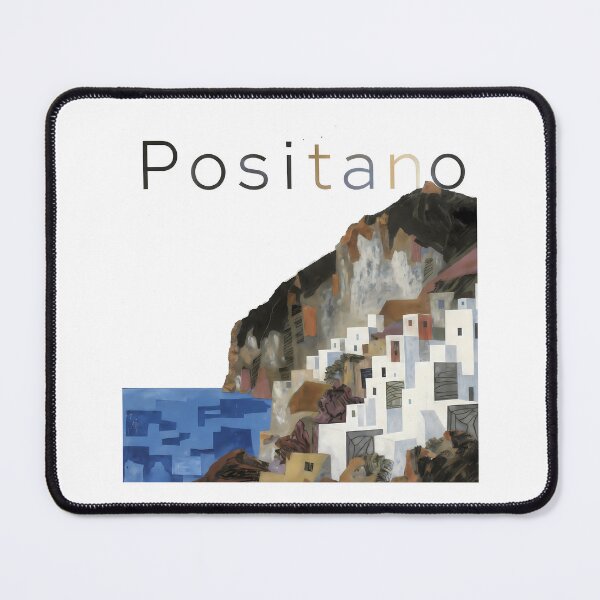Item preview, Positano Italy Contemporary Art Print | Modern Amalfi Coast Wall Decor designed and sold by OzzFrequency.