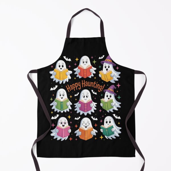 Item preview, Ghost Book Reading Halloween Books Lover Teacher designed and sold by TheRetroStyle.