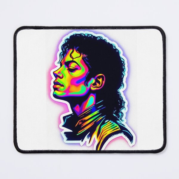 Item preview, MJ Dance King Magical Light Rainbow Neonglow Art designed and sold by ExploreAura Studio.