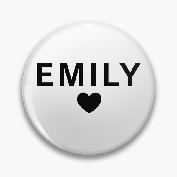 Item preview, Emily Name Heart Minimal Design | Cute Personalized Name Gift designed and sold by ColorNestStudio.